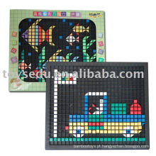 Brinquedos educativos brinquedos plásticos puzzle 3D